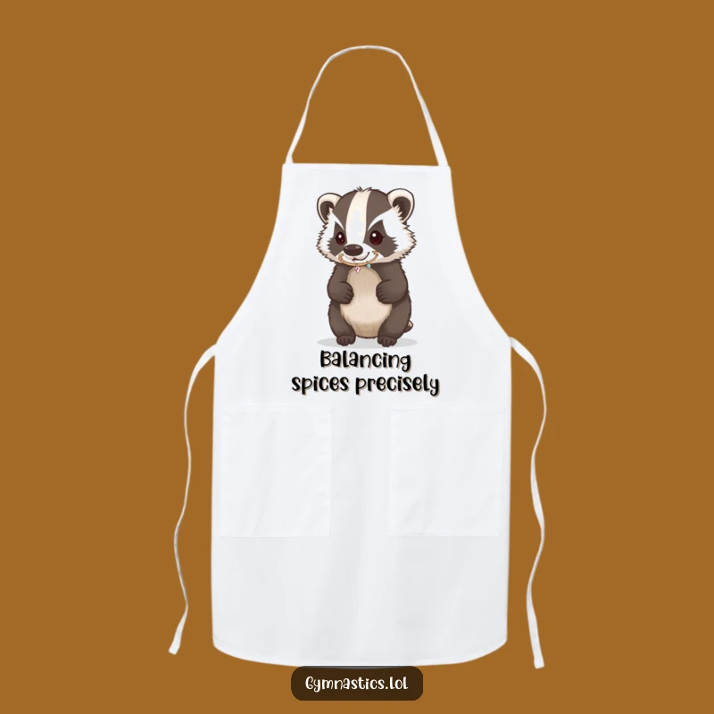 Funny Badger Chef Apron - Determined Performer Kitchen Gift