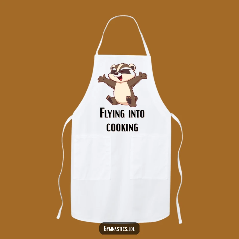 Funny Badger Leap Apron - Graceful & Hilarious Kitchen Gift