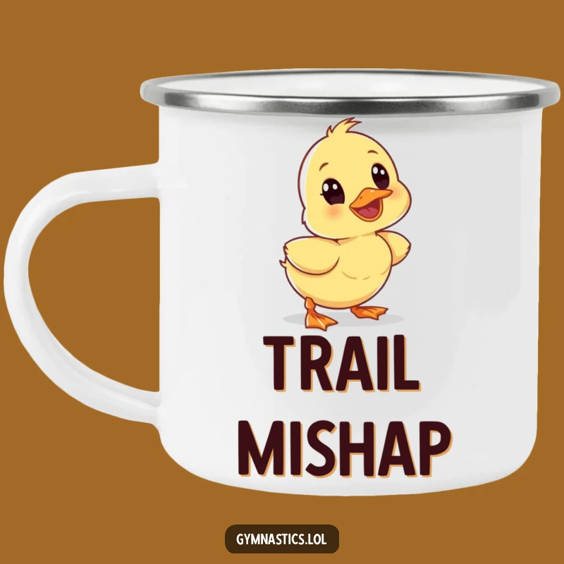 Funny Wobbly Duckling Tumble Camping Mug - Durable & Hilarious Outdoor Drinkware