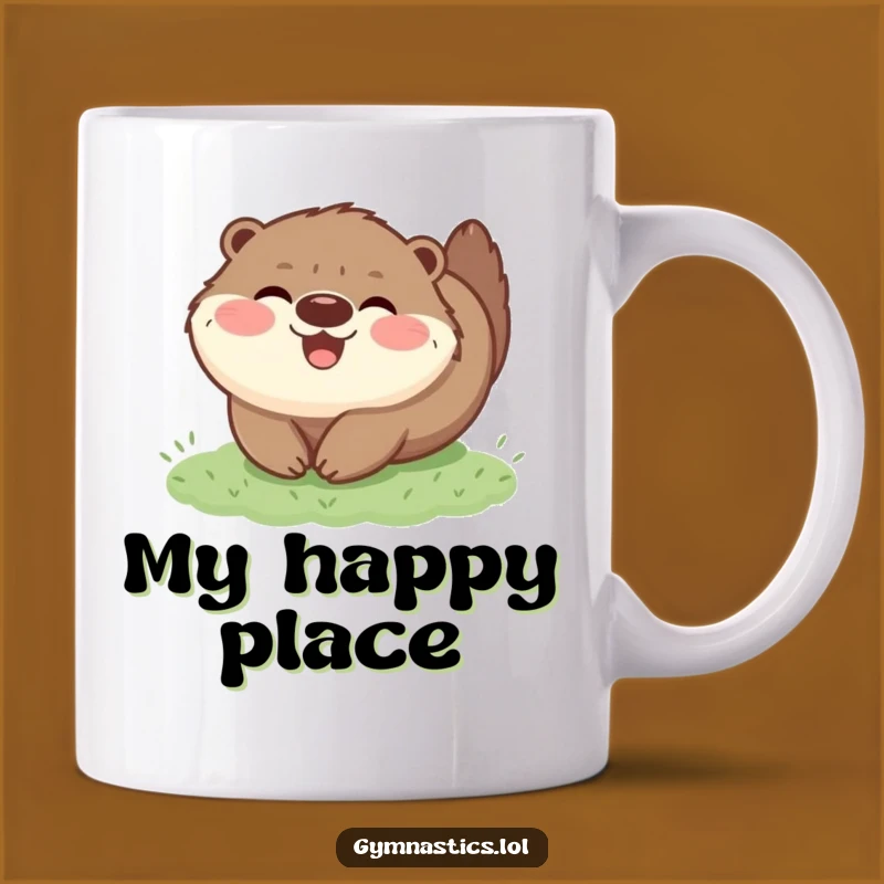 Funny Otter Tumbles Mug: Adorable Fluffy Animal Gift for Otter Lovers