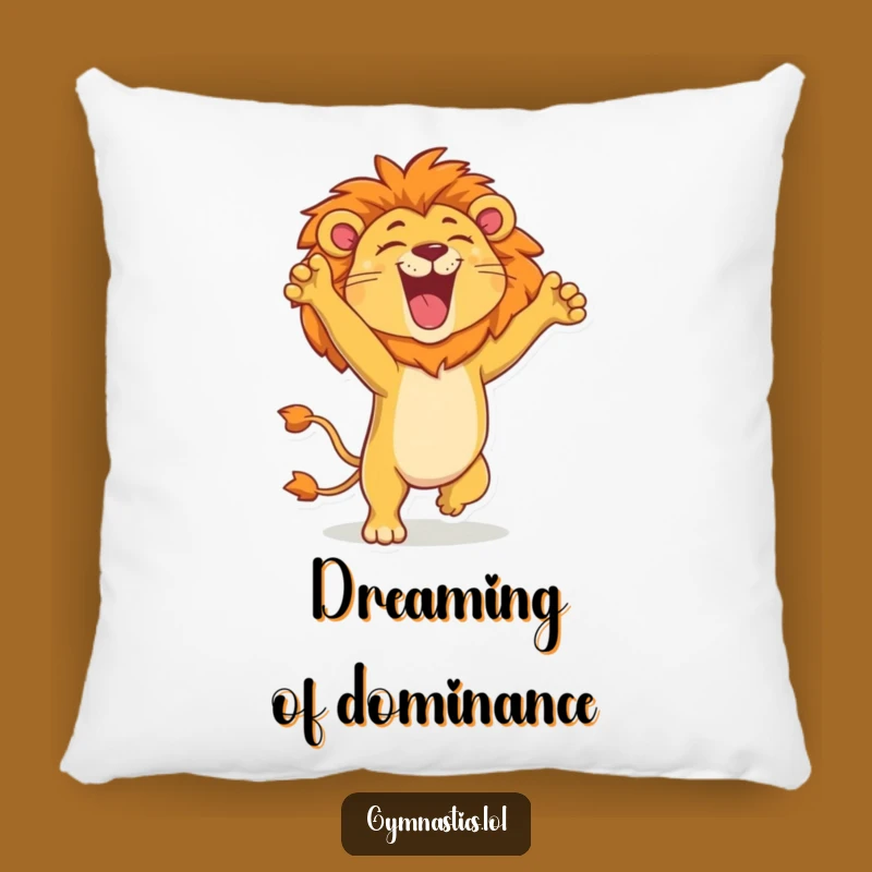 Funny Lion Pillow: Snuggle Up with This Roaring Handstand Friend
