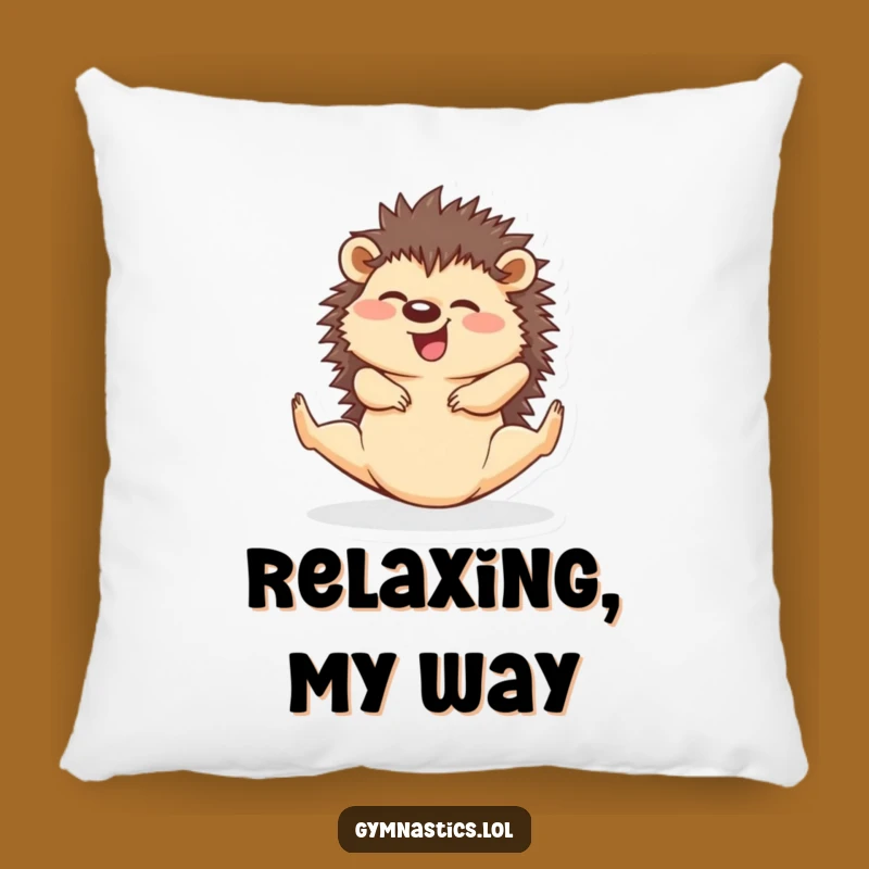 Cozy Funny Hedgehog Split Pillow: Add Humor to Your Home Decor