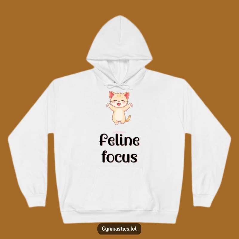 Funny Kitten Hoodie: Cozy Comfort with a Hilarious Cat Balancing Act Funny Gift