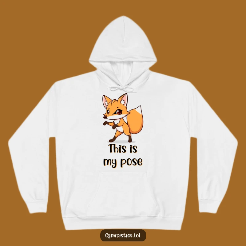 Funny Fox Hoodie - Cozy One-Legged Animal Sweatshirt, Perfect Humorous Gift