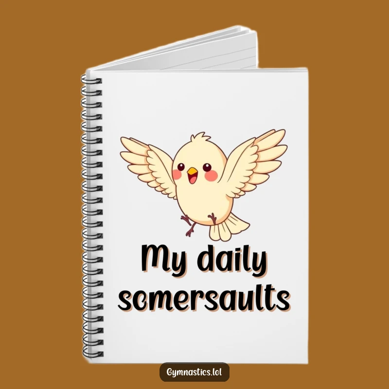 Funny Bird Somersault Notebook: Energetic Ideas for Your Journal