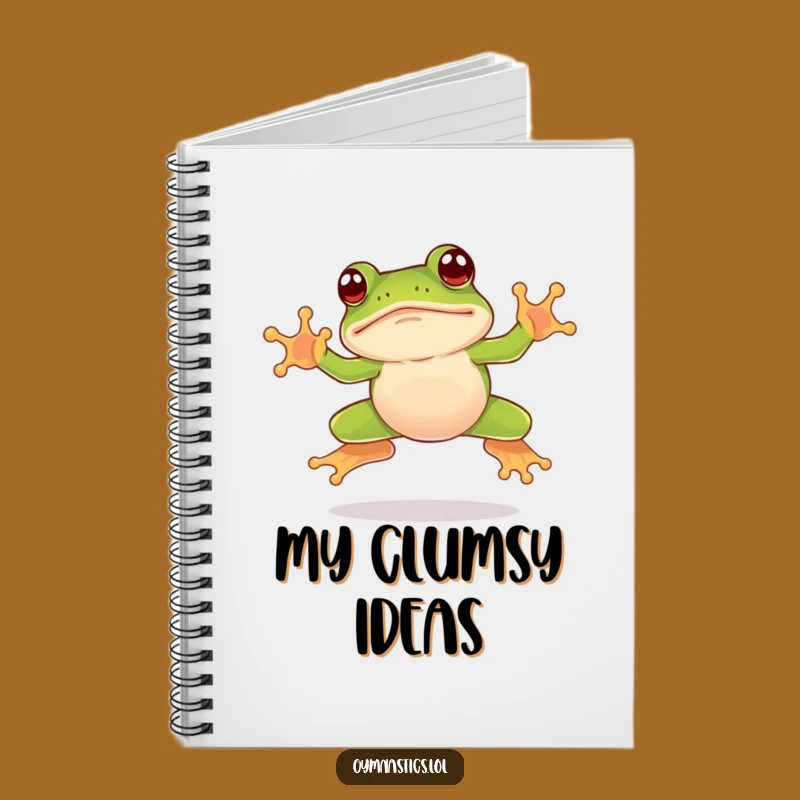 Funny Frog Notebook: Jot Down Ideas with This Awkward Leaping Buddy