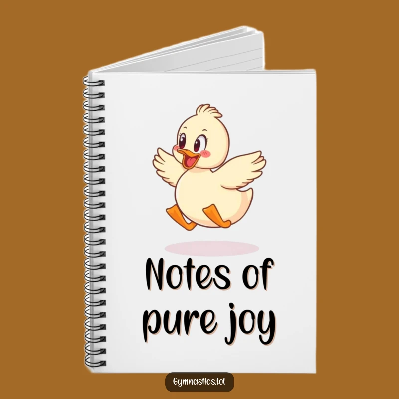 Funny Duck Jumping Notebook: Jot Down Your Joyful Thoughts with This Hilarious Journal