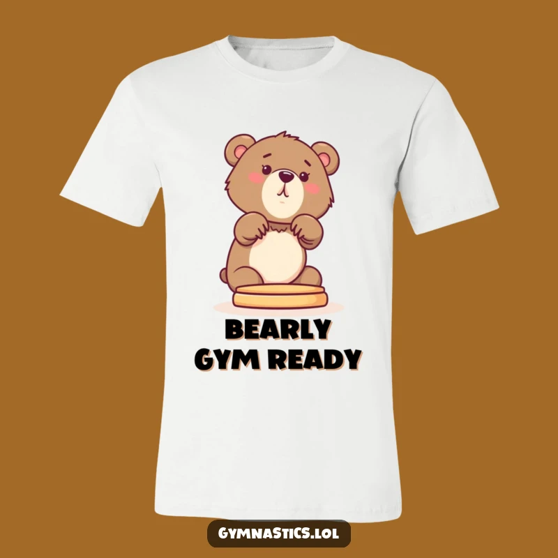 Funny Bear Cub T-Shirt: Gymnast Cub for a Hilarious Funny Gift