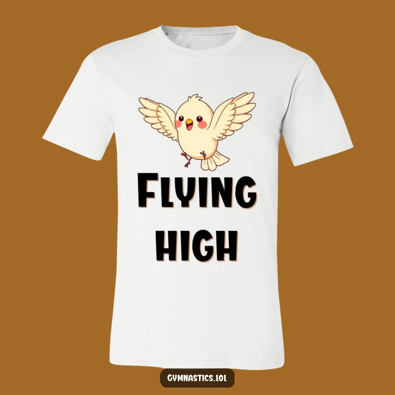 Funny Bird Somersault T-Shirt: Bouncing Joy for a Hilarious Gift