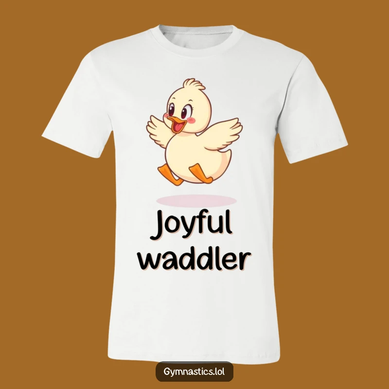Funny Duck Jumping T-Shirt: Waddle into Fun with This Hilarious Tee