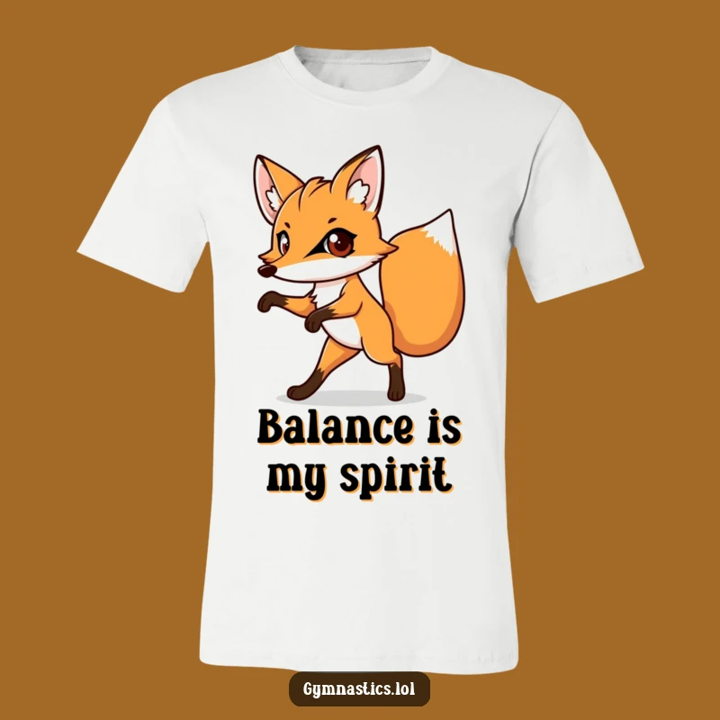 Funny Fox T-Shirt - Humorous One-Legged Animal Tee, Amazing Funny Gift to Buy