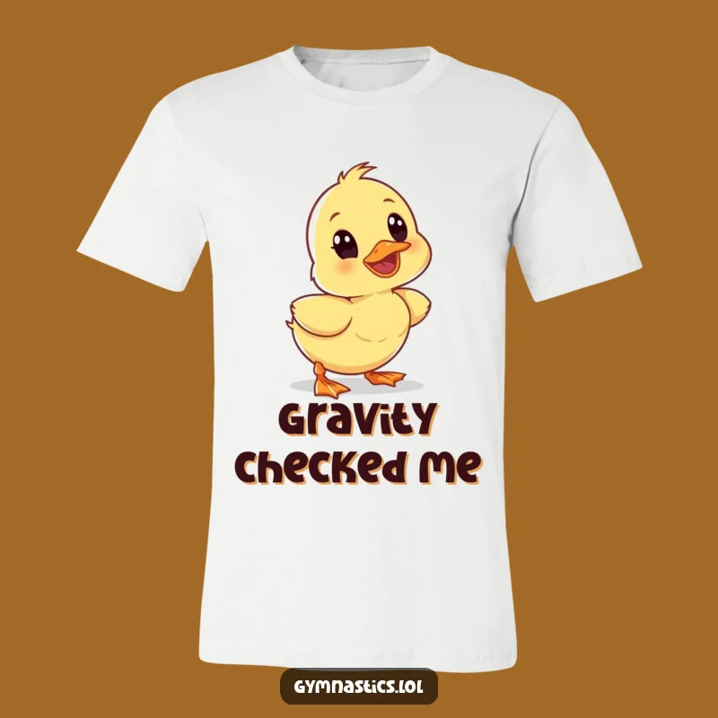 Funny Wobbly Duckling Tumble T-Shirt - Hilarious & Expressive Apparel