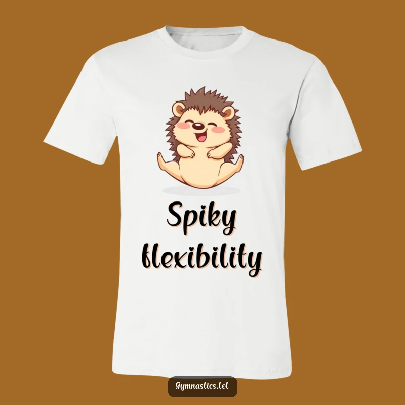 Funny Hedgehog Split T-Shirt: Show Off Your Stretchy Style with This Hilarious Tee