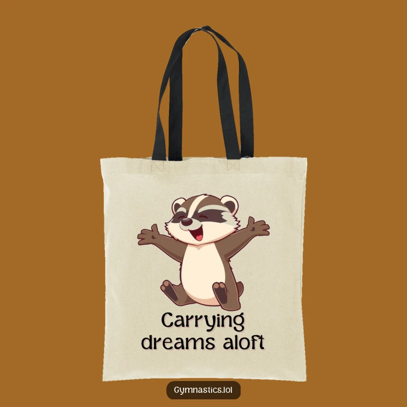 Funny Badger Leap Tote Bag - Stylish & Hilarious Carry-All Gift